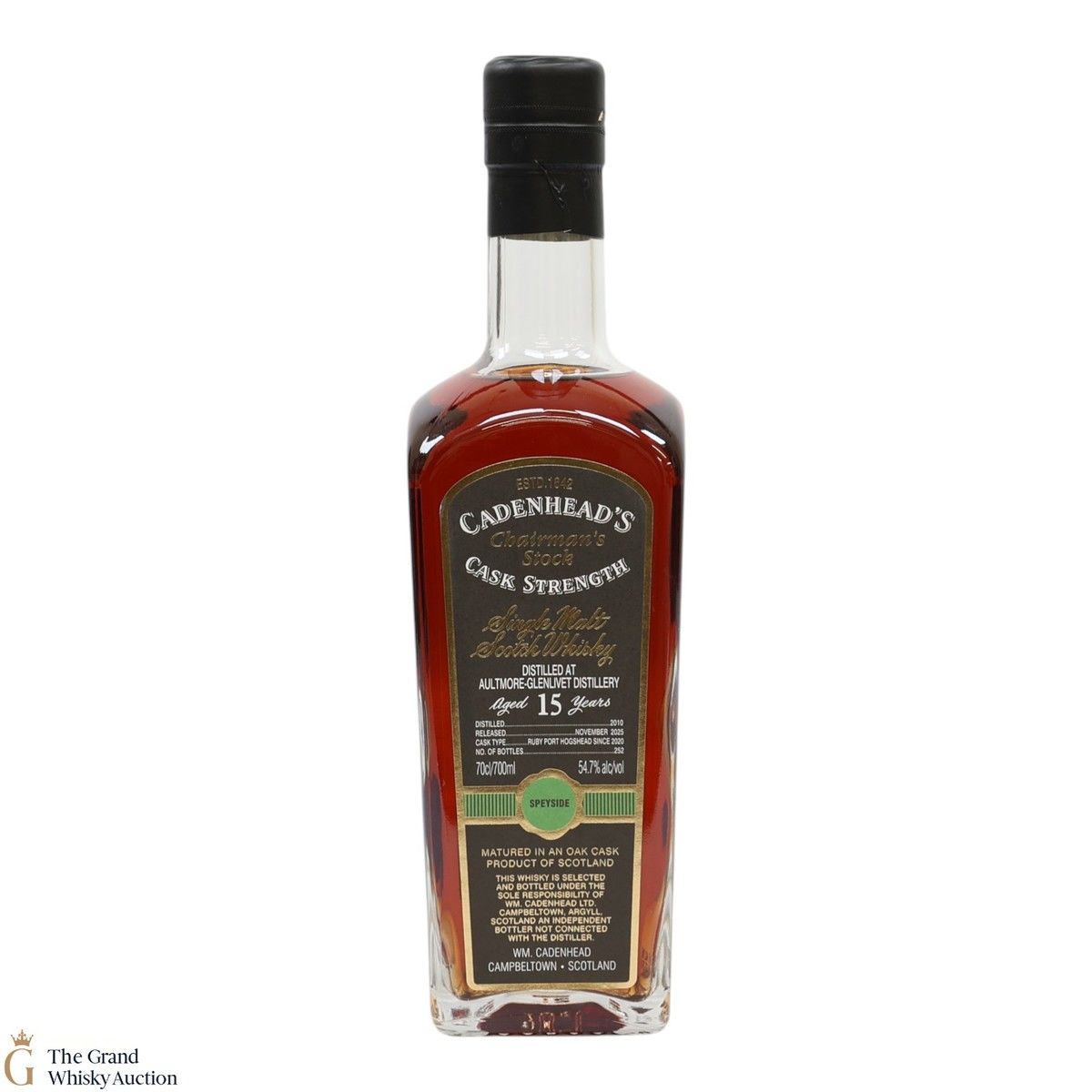 Aultmore-Glenlivet - 15 Year Old 2010 - Cadenhead's Cask Strength