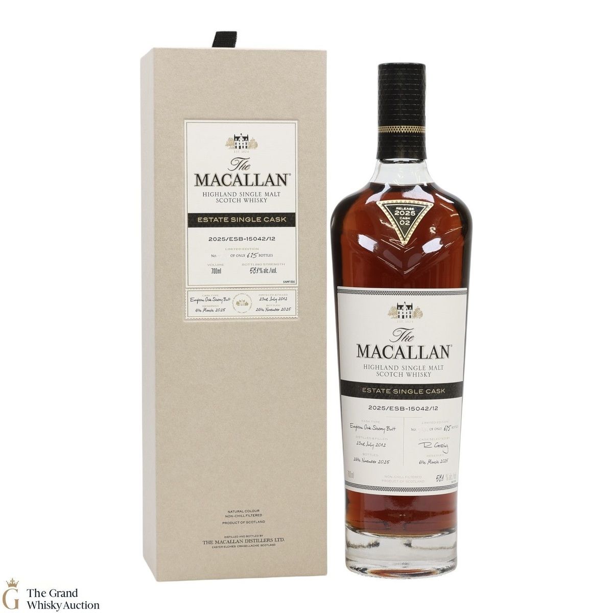 Macallan - 2012 Estate Single Cask #15042/12 2025 Release