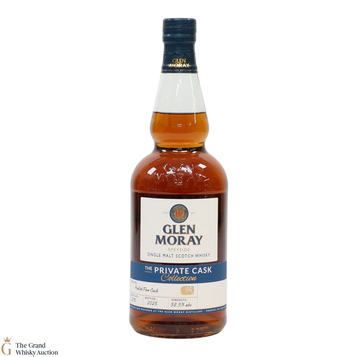 Glen Moray - 2015 Peated Fino Cask - 2025 The Private Cask Collection