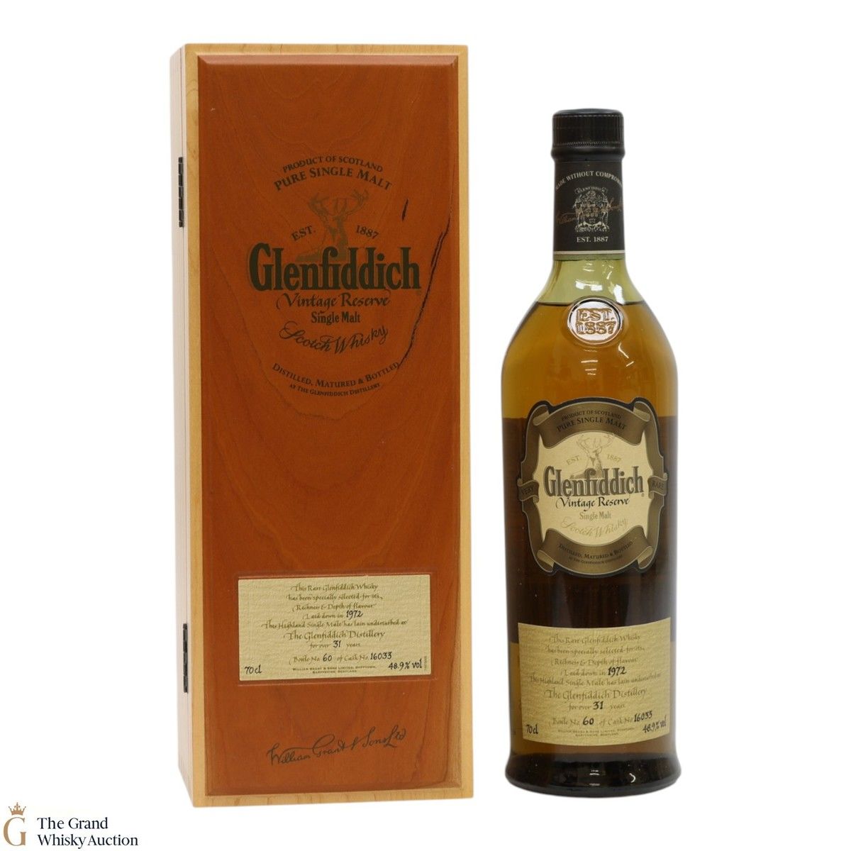 Glenfiddich - 31 Year Old 1972 - #16033 Vintage Reserve