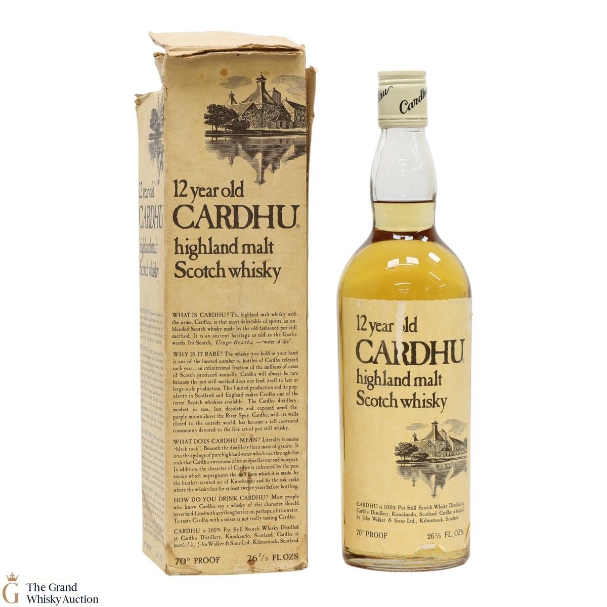 Cardhu - 12 Year Old 1970's (26 2/3 Fl Ozs)