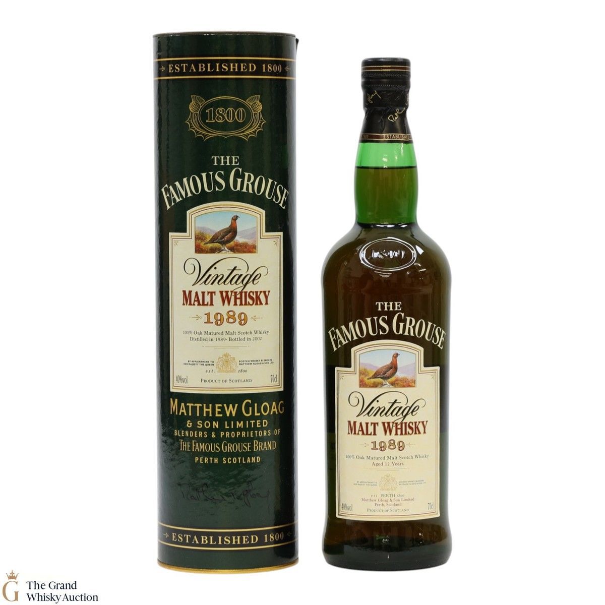 Famous Grouse - 12 Year Old 1989 Vintage Matthew Gloag