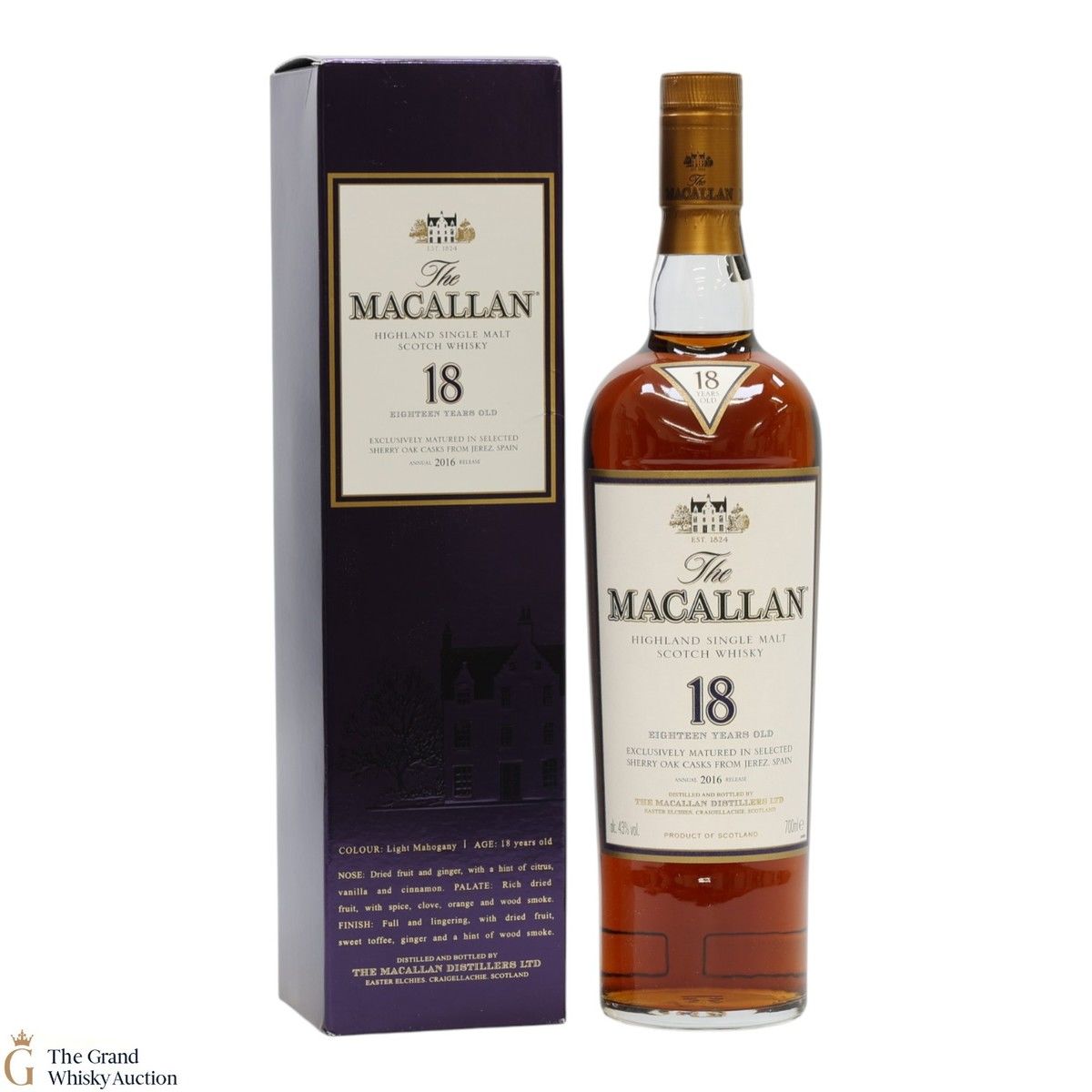 Macallan - 18 Year Old - Sherry Oak (2016)
