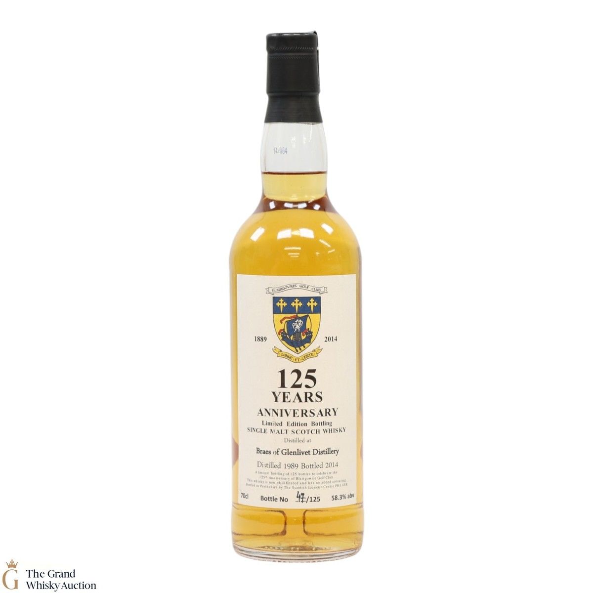 Braes of Glenlivet - 1989 - 125th Anniversary Of Blairgowrie Golf Club