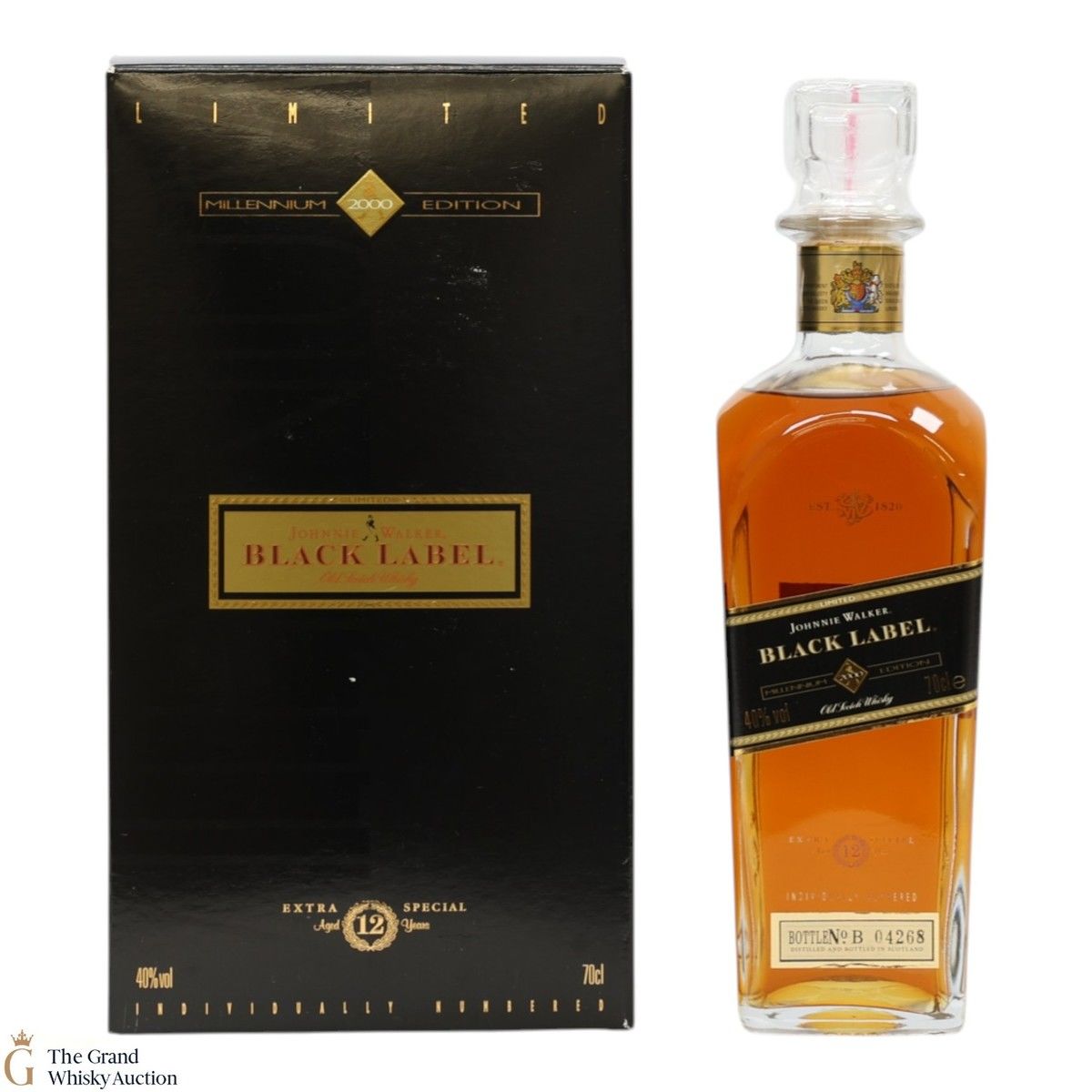 Johnnie Walker - 12 Year Old-  Black Label - Millennium Edition