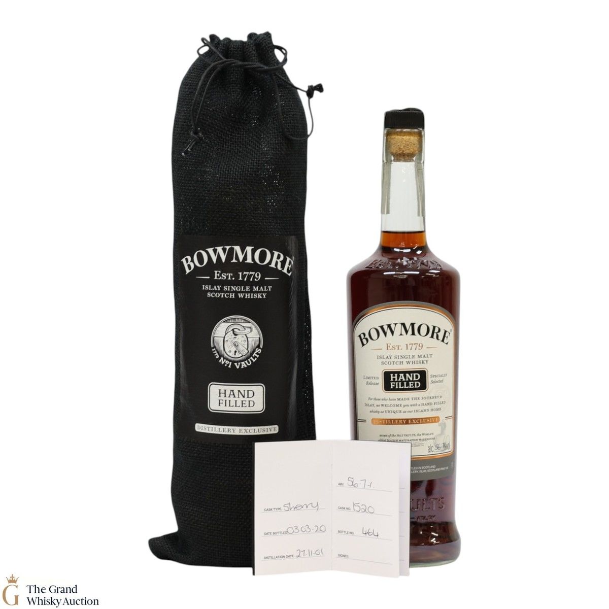 Bowmore - 18 Year Old 2001 - 2020 Hand Fill - Sherry Cask #1520
