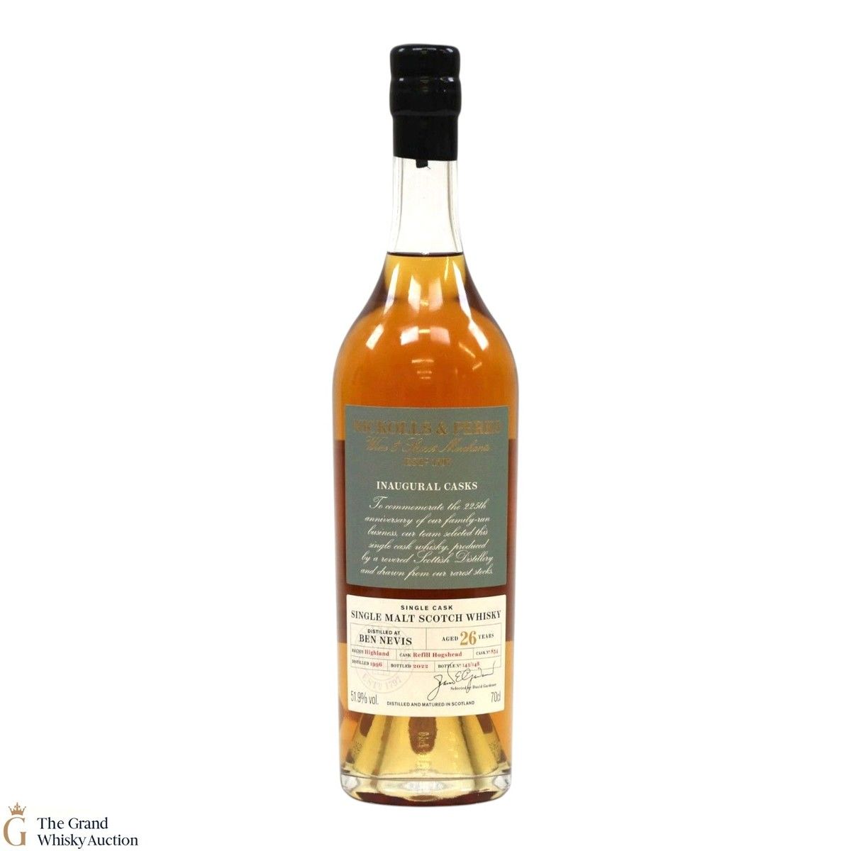Ben Nevis - 26 Year Old 1996 - Nickolls & Perks Inaugural Casks