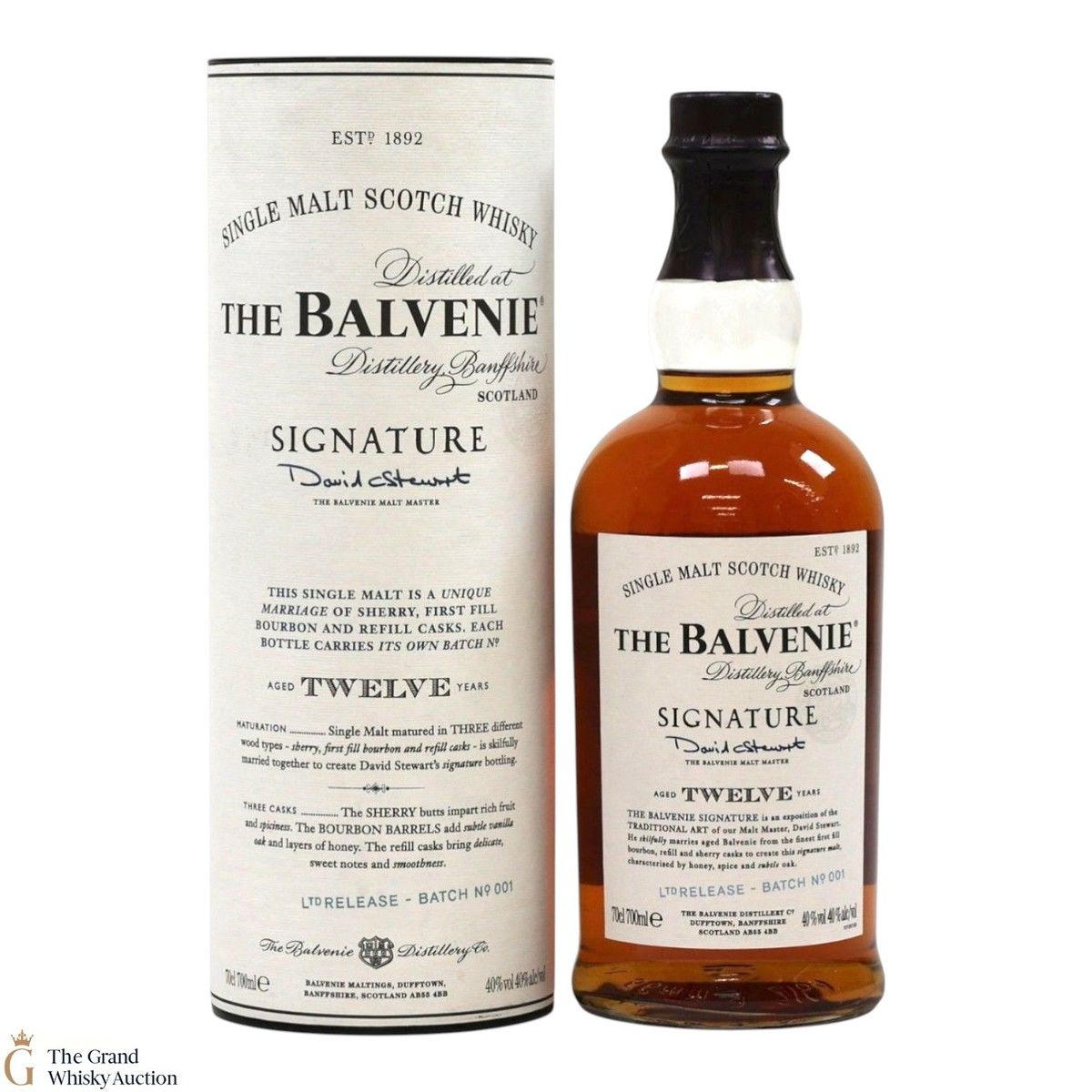 Balvenie - 12 Year Old -  Signature - Batch #1