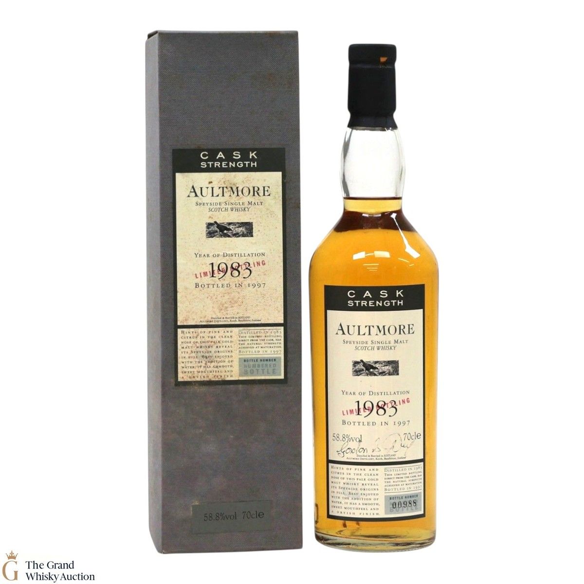 Aultmore - 1983 Flora and Fauna Cask Strength​ (SIGNED)