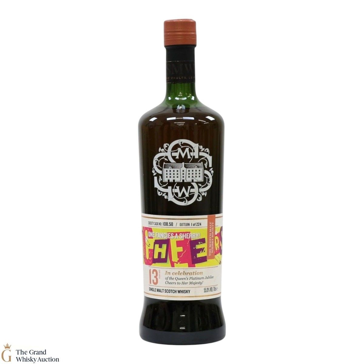 Allt-a-Bhainne - 13 Year Old - SMWS 108.58 - One Fancies A Sherry - Queens Platinum Jubilee
