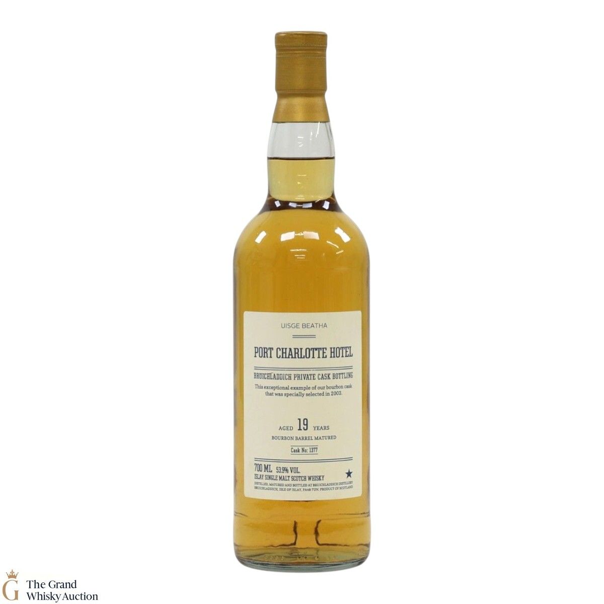 Bruichladdich - 19 Year Old 2003 - Single Cask #1377 - Port Charlotte Hotel