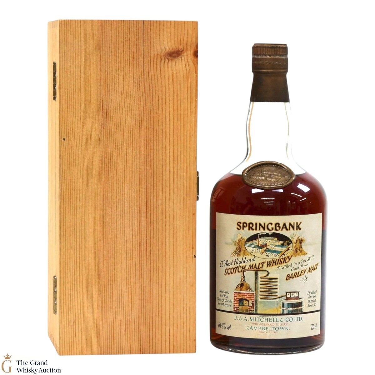 Springbank - 24 Year Old 1966 - Local Barley Single Sherry Cask #442 (75cl)