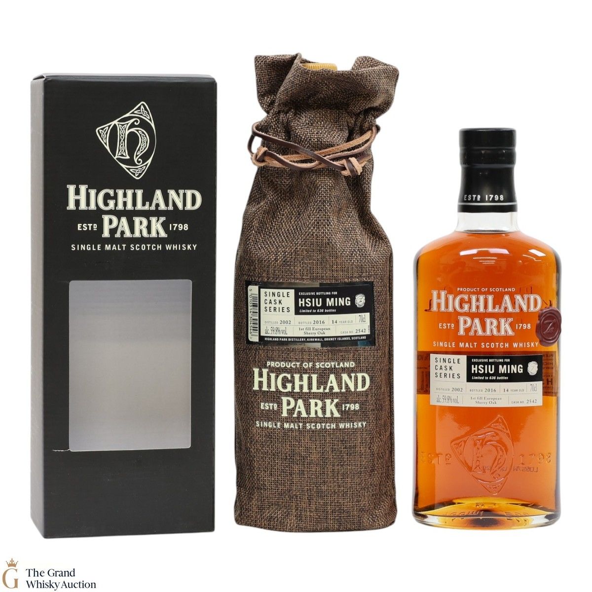 Highland Park - 14 Year Old 2002 - 1st Fill European Sherry Oak #2542 - Single Cask Series - Hsiu Ming