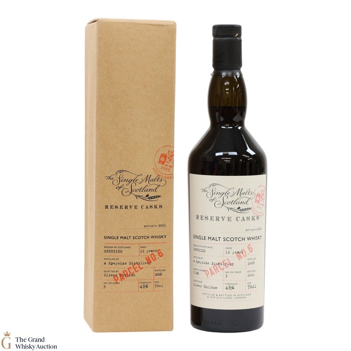 A Speyside Distillery - 12 Year Old 2008 - Reserve Casks - Parcel No.6