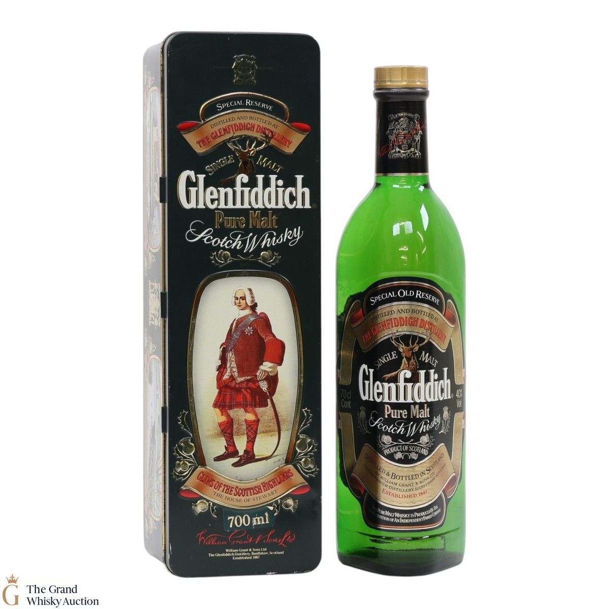 Glenfiddich - Special Old Reserve - Clans of the Scottish Highlands - Heritage Tin
