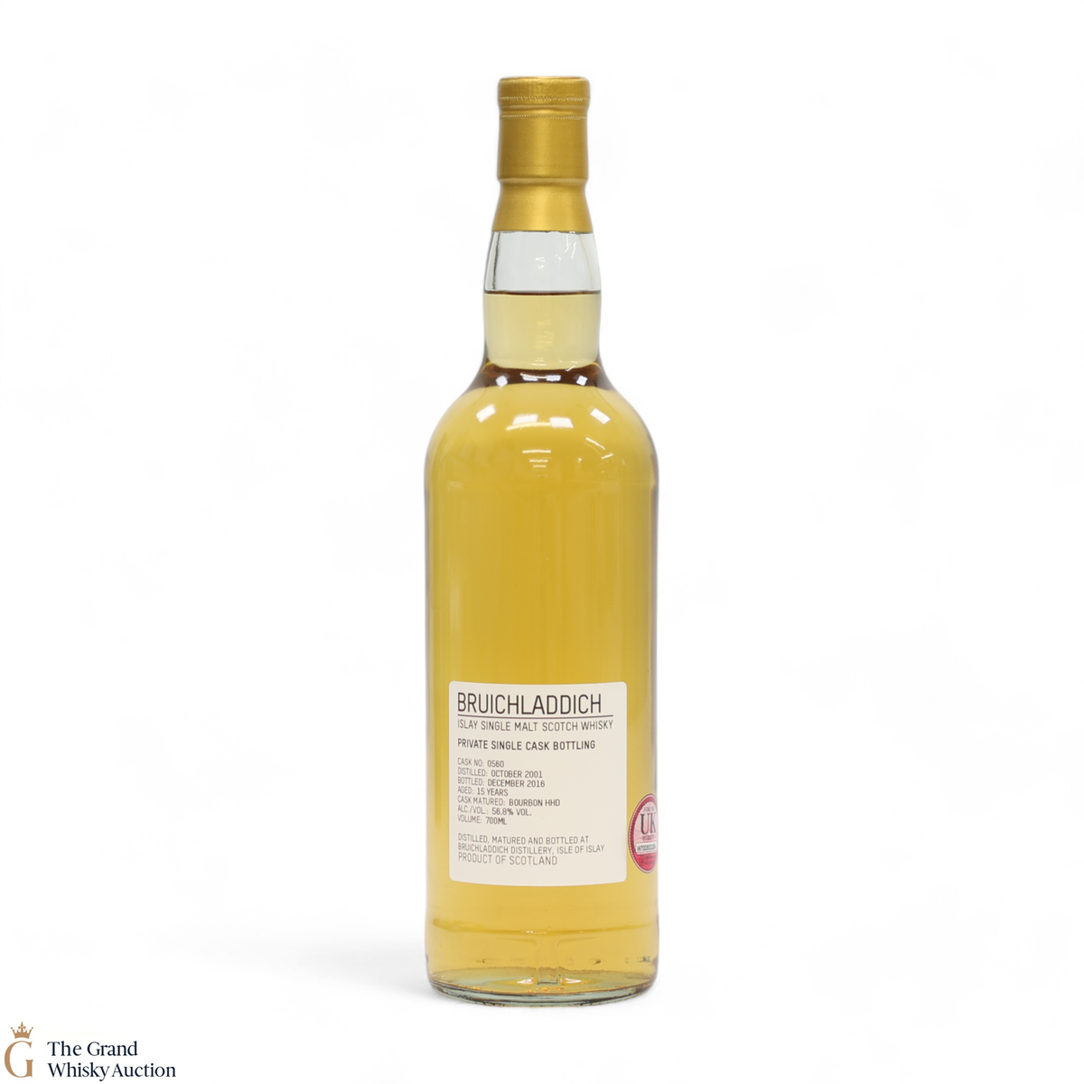 Bruichladdich -  15 Year Old - Private Cask #0560