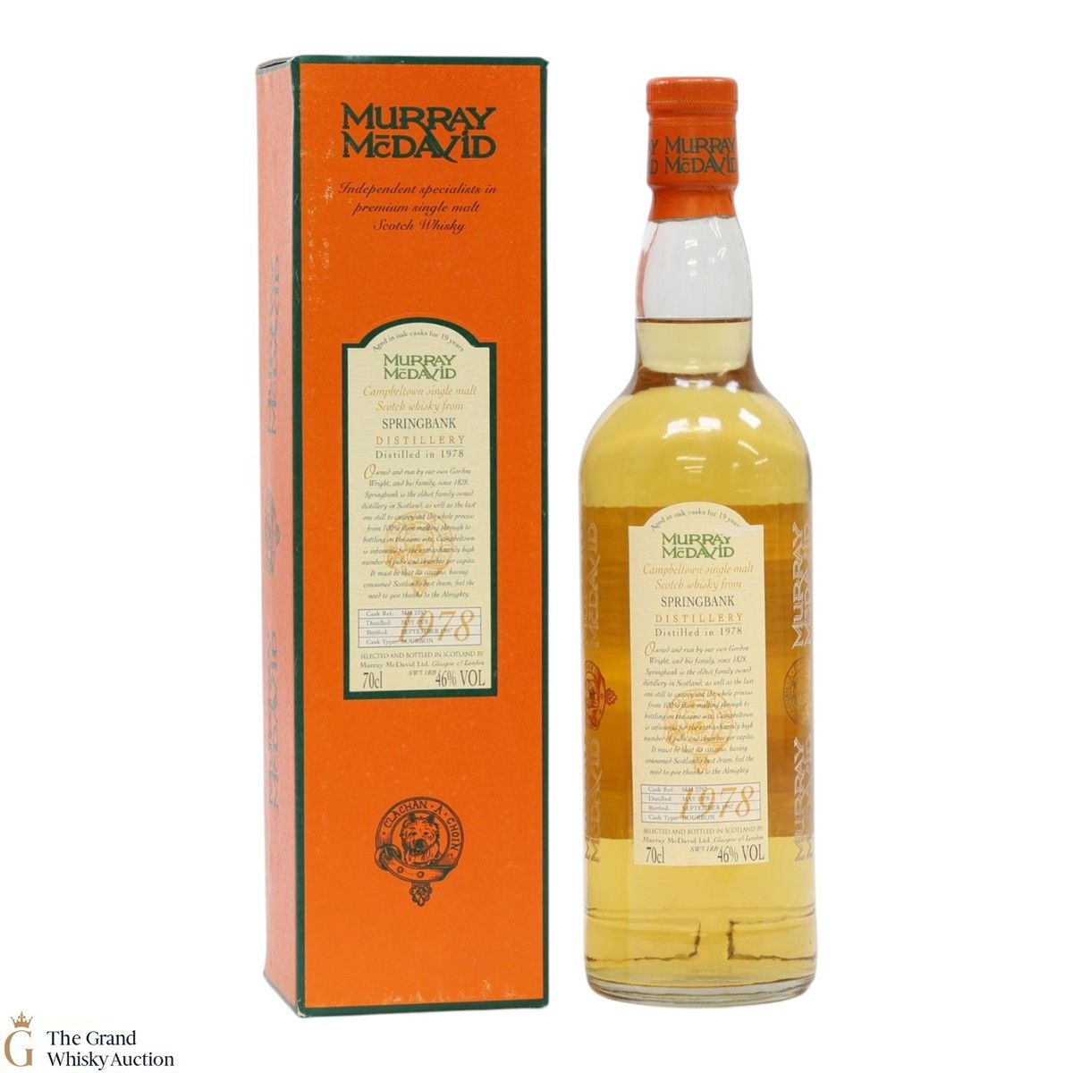 Springbank - 19 Year Old 1978 - Murray McDavid's Single Cask Bottling 1997