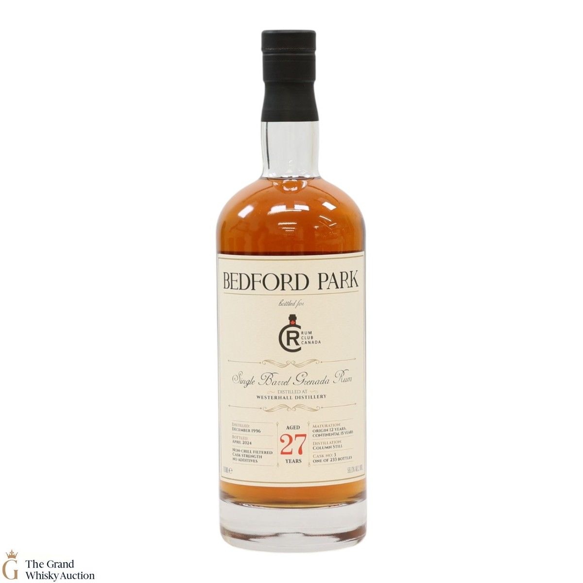 Westerhall - 27 Year Old 1996 - Single Barrel Rum - Bedford Park Rum