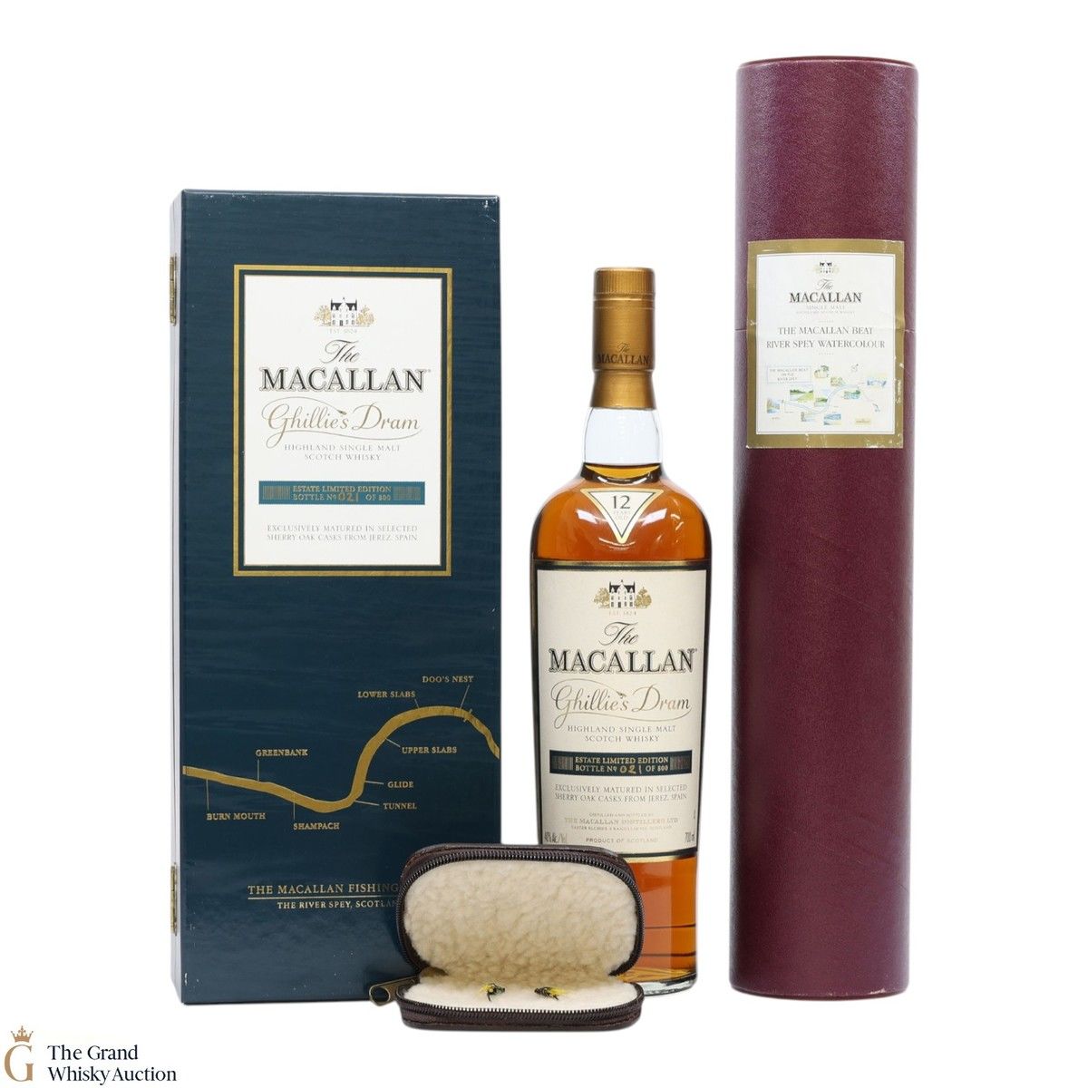 Macallan - 12 Year Old - Ghillie's Dram + Watercolour 