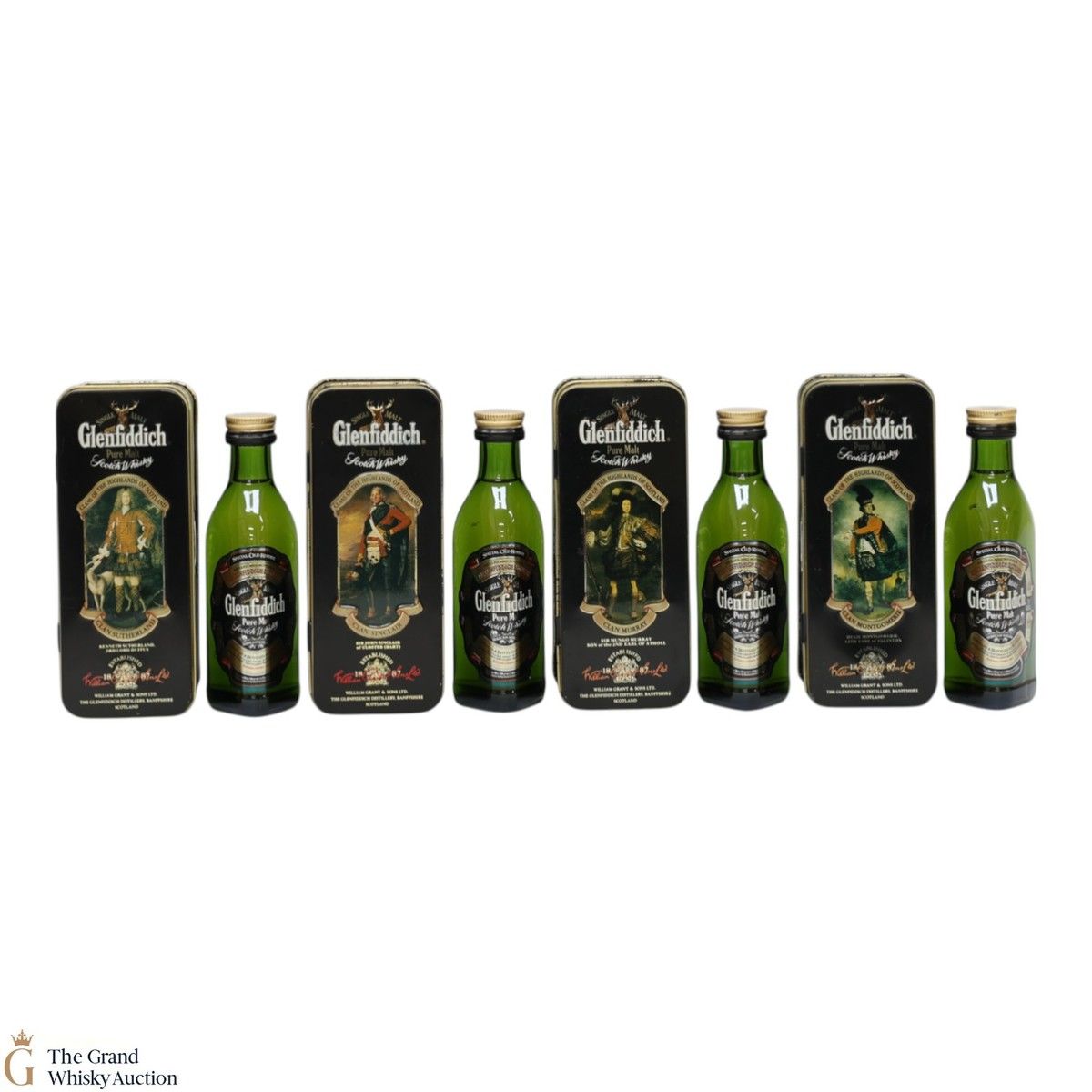 Glenfiddich - Clans of the Highlands (4 x 5cl)