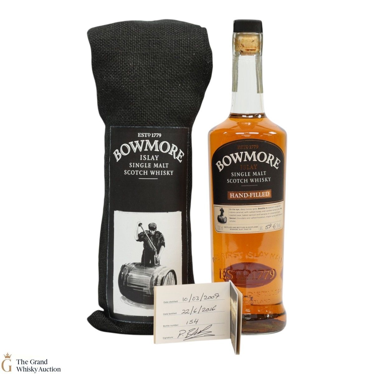 Bowmore - 7 Year Old - 2009 Hand Filled 2016 #1567 1st Fill Virgin Oak