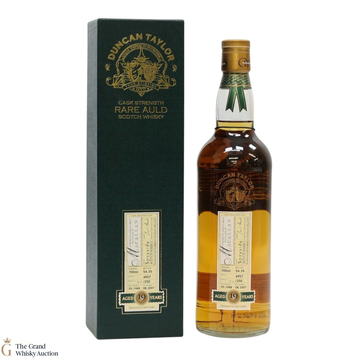 Macallan - 19 Year old 1988 - #4957 Duncan Taylor Rare Auld