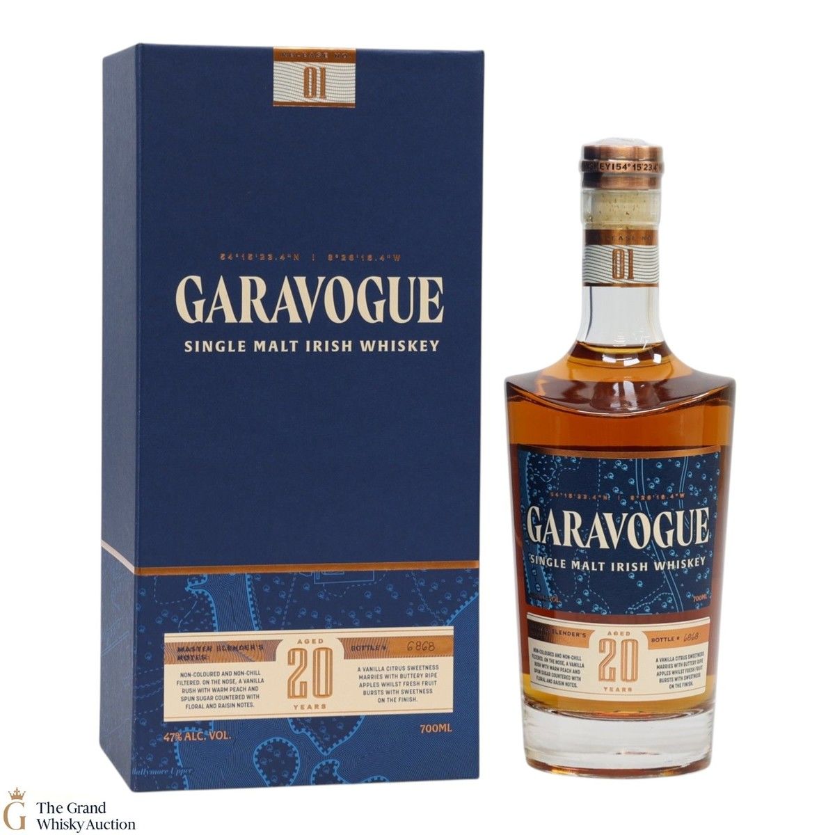 Garavogue - 20 Year Old - Single Malt Irish Whiskey