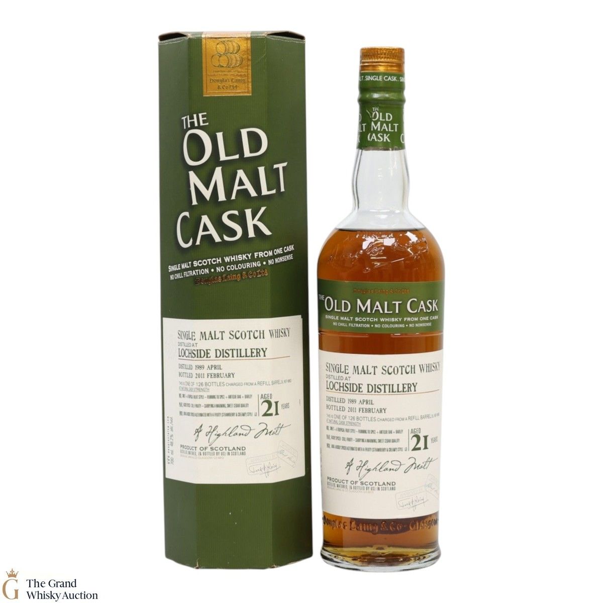 Lochside - 21 Year Old 1989 - Single Cask #6953 - The Old Malt Cask