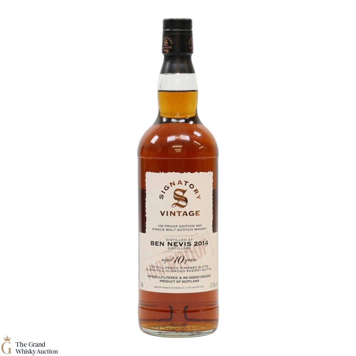 Ben Nevis - 10 Year Old 2014 - Signatory Vintage 100 Proof Edition #63