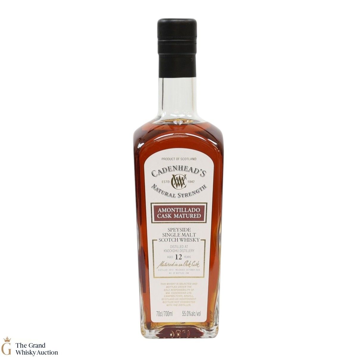 Knockdhu - 12 Year Old 2013 - Cadenhead's Natural Strength