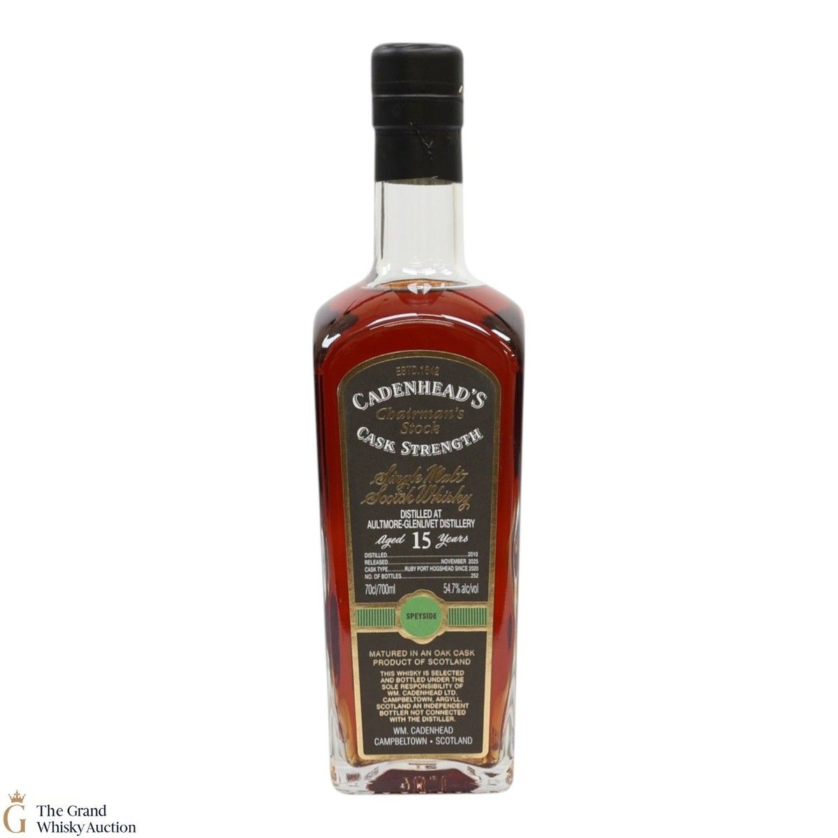 Aultmore-Glenlivet - 15 Year Old 2010 - Cadenhead's Cask Strength