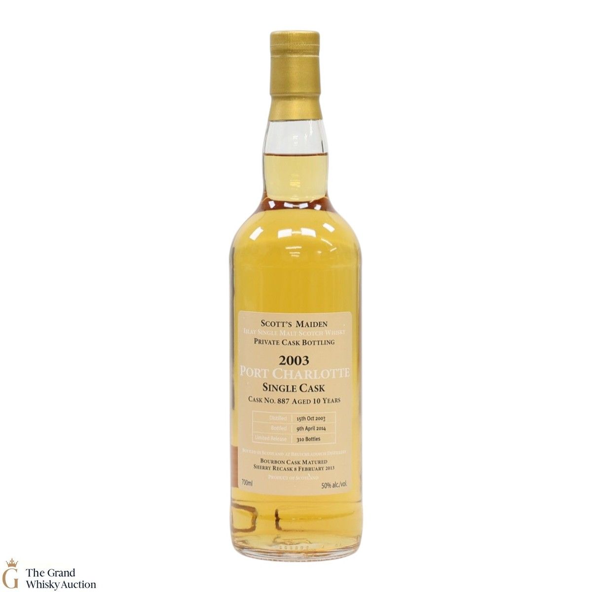 Port Charlotte - 10 Year Old 2003 - Single Cask #887 - Private Cask Bottling