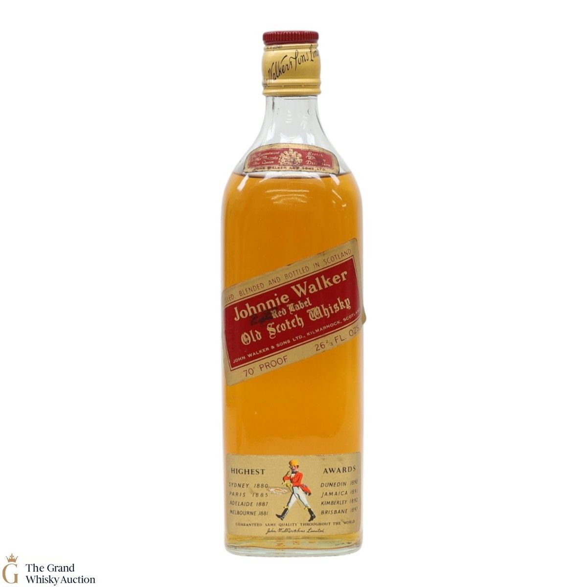 Johnnie Walker - 70 Proof Red Label - 1970s (26 2/3Fl.Oz)