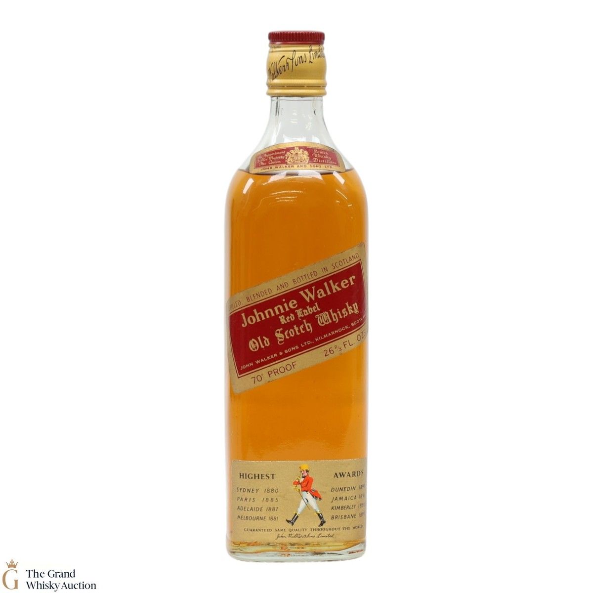 Johnnie Walker - 70 Proof Red Label - 1970s (26 2/3Fl.Oz)