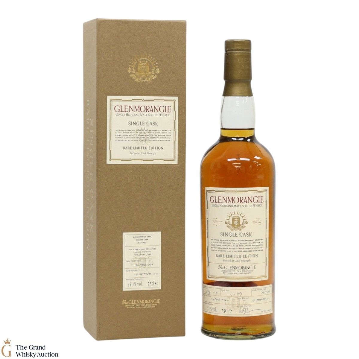 Glenmorangie - 1994 Single Cask #1385 - Rare Limited Edition (75cl)