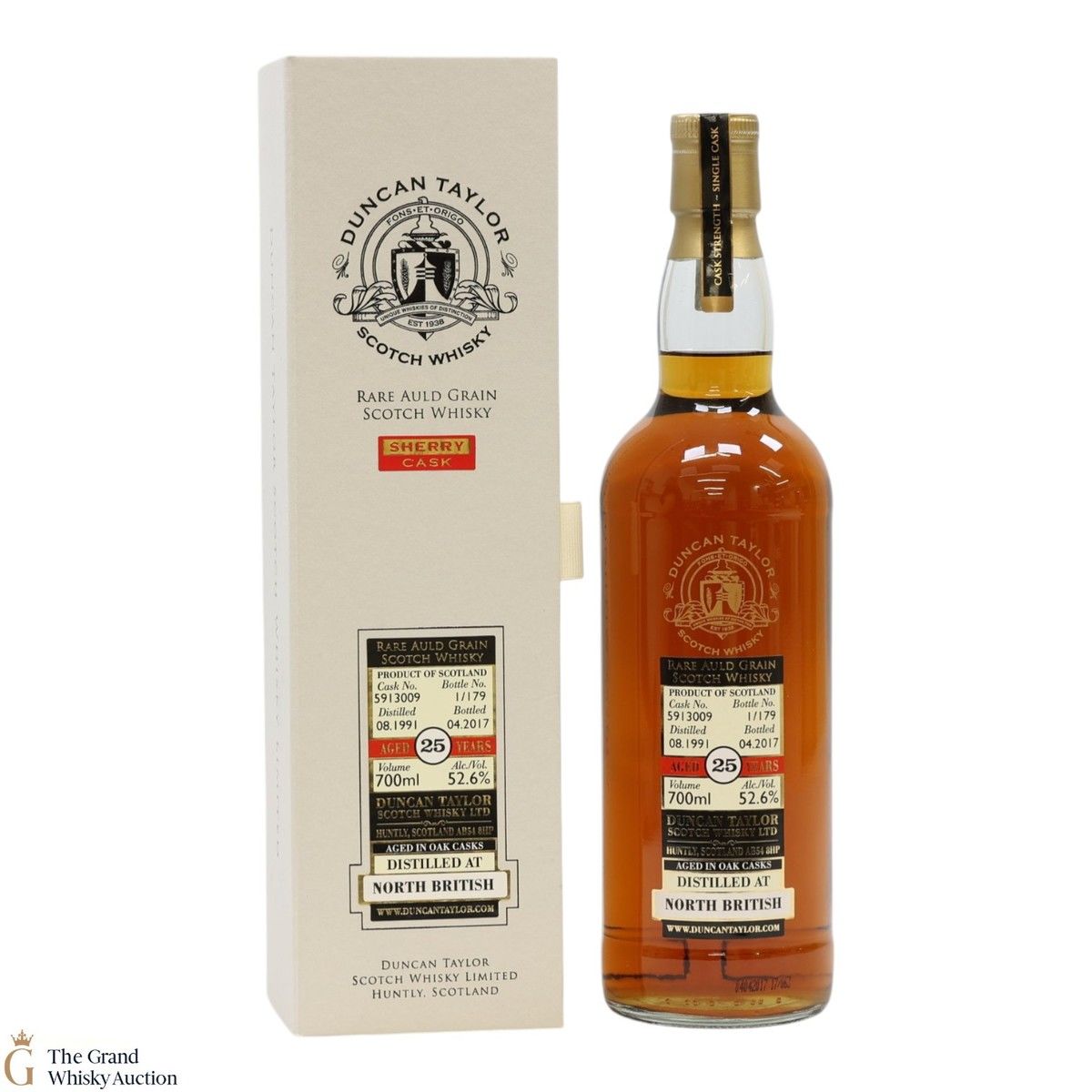 North British - 25 Year Old 1991 - Sherry Cask #5913009 - Duncan Taylor 