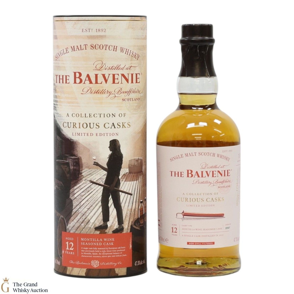 Balvenie - 12 Year Old 2012 - Montilla Wine Seasoned Cask #18507 - A Collection of Curious Casks 