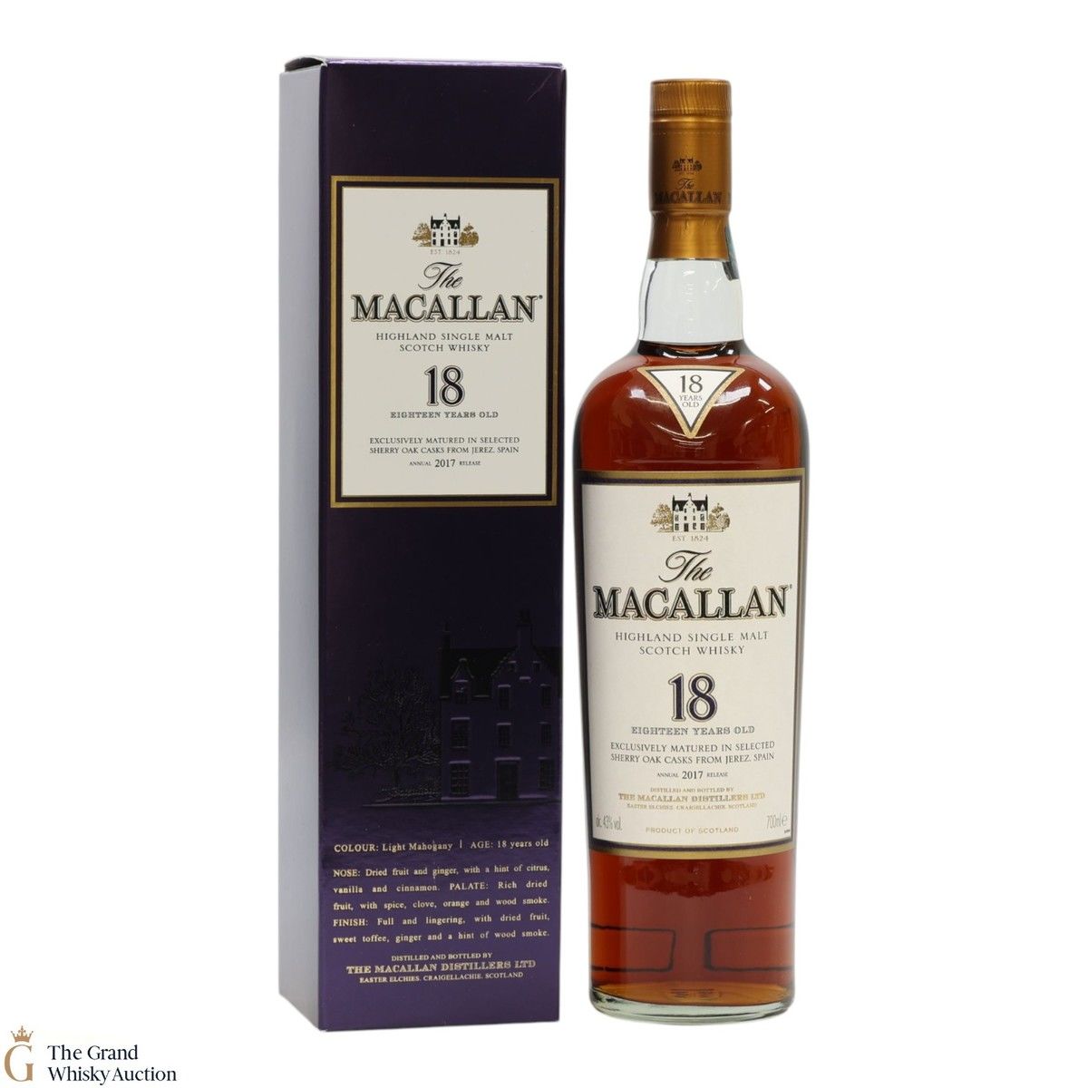 Macallan - 18 Year Old - Sherry Oak (2017)