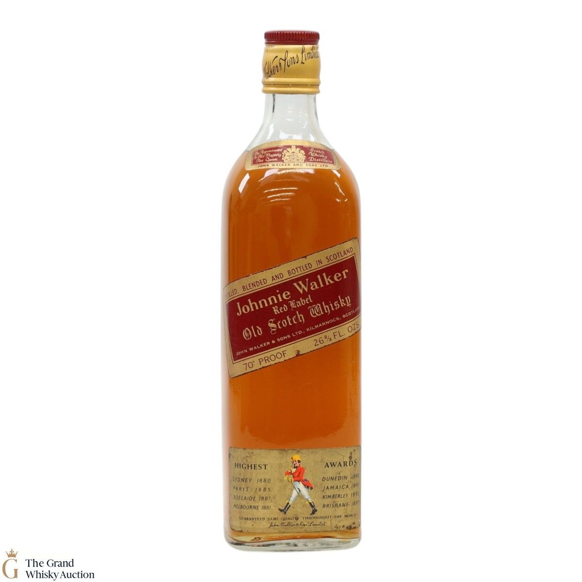 Johnnie Walker - 70 Proof Red Label - 1970s (26 2/3Fl.Oz)