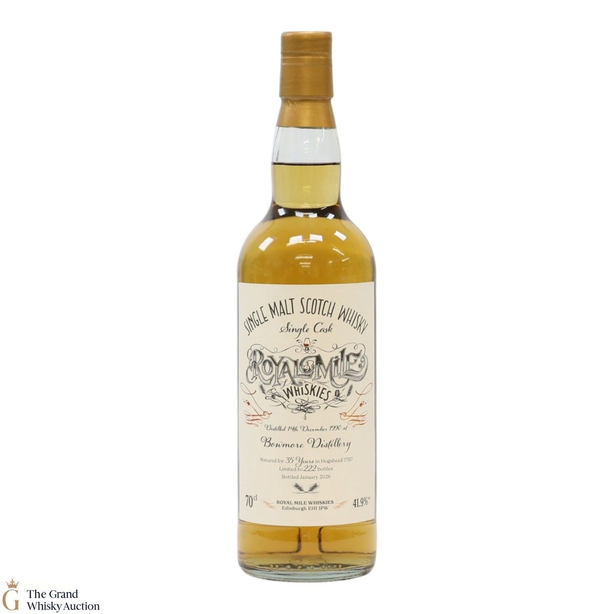 Bowmore - 35 Year Old 1990 - Single Cask #17517 - Royal Mile Whiskies
