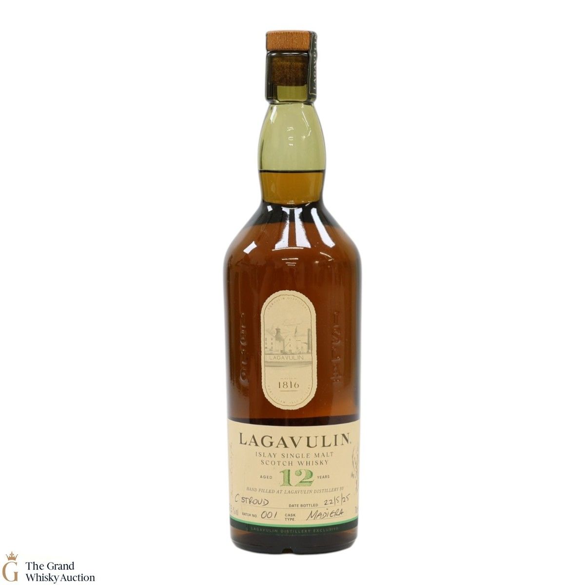 Lagavulin - 12 Year Old - Hand Fill Madeira Cask Batch 001