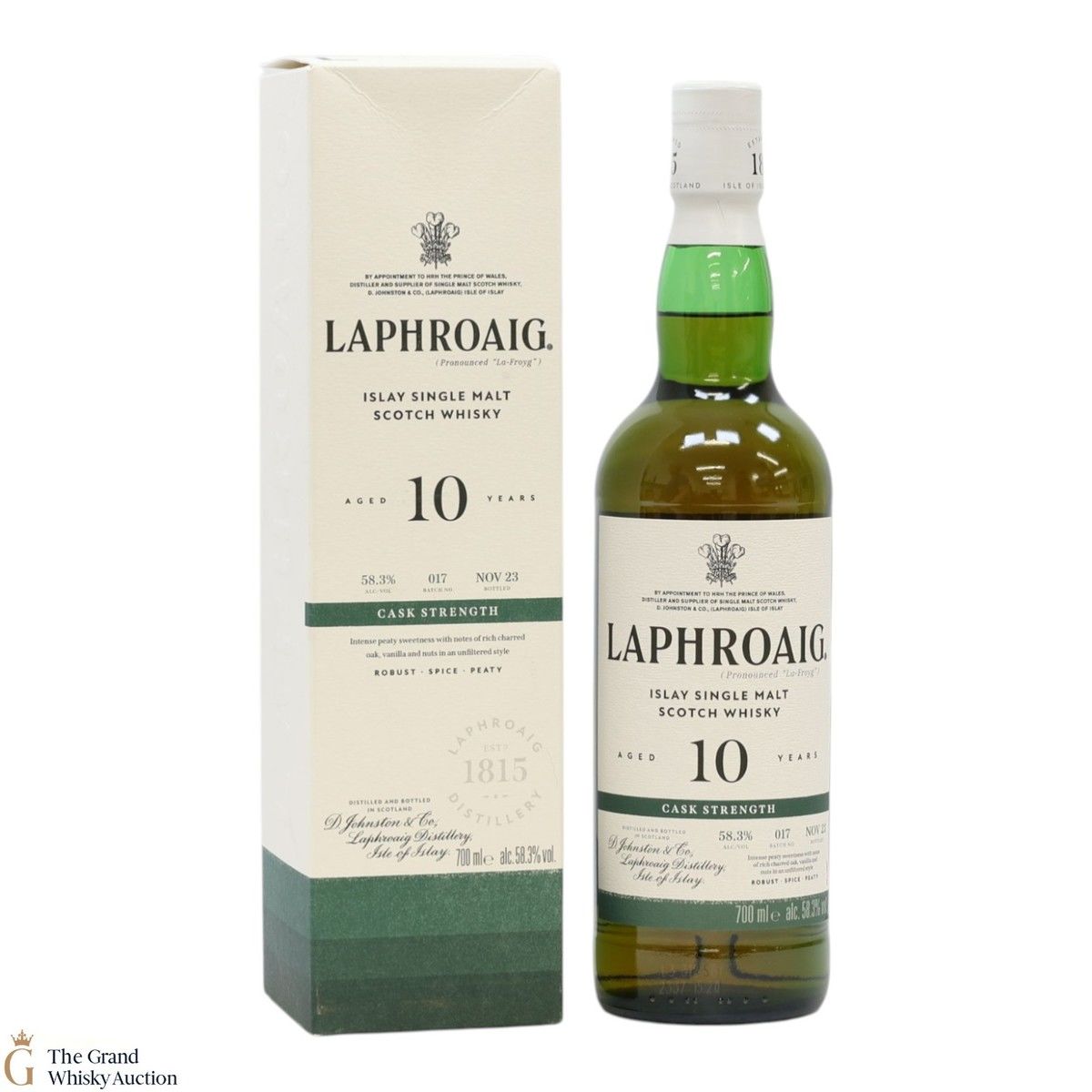 Laphroaig - 10 Year Old - Original Cask Strength Batch #017