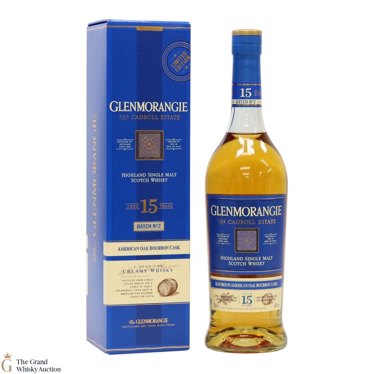 Glenmorangie - 15 Year Old - The Cadboll Estate - Batch 2 