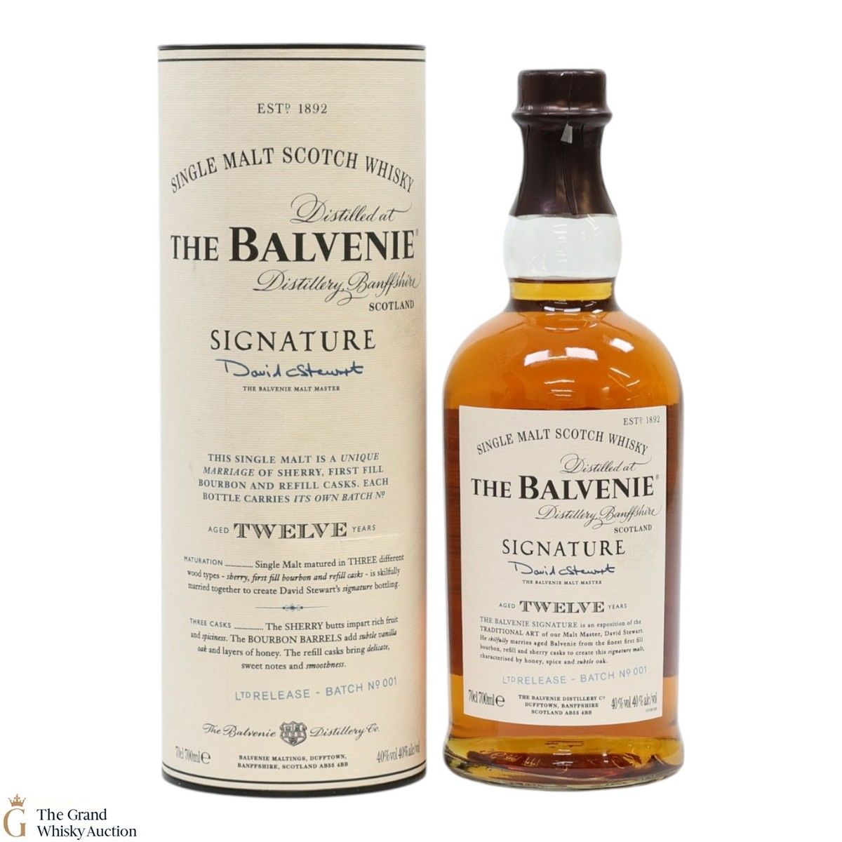 Balvenie - 12 Year Old -  Signature - Batch #1