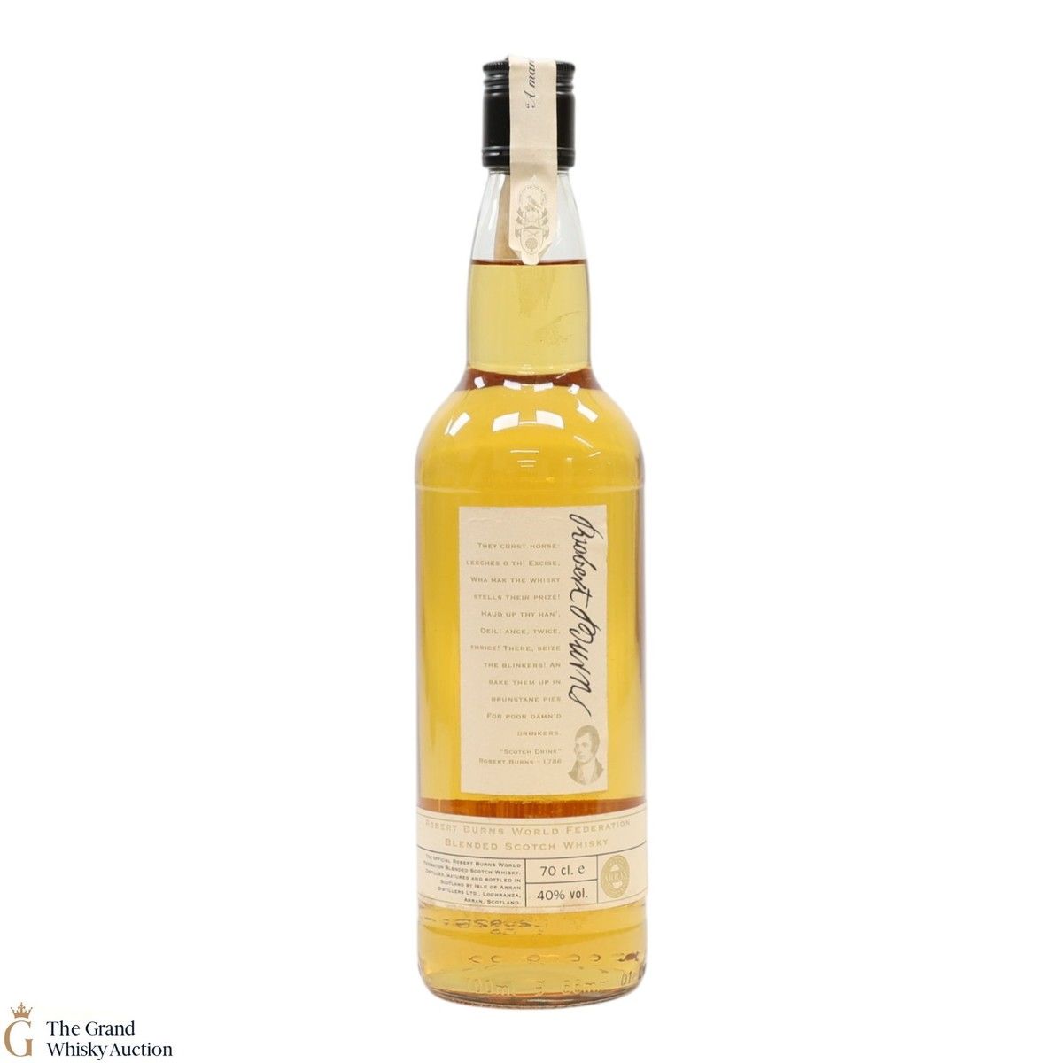 Arran - Robert Burns - World Federation - Blended Scotch Whisky