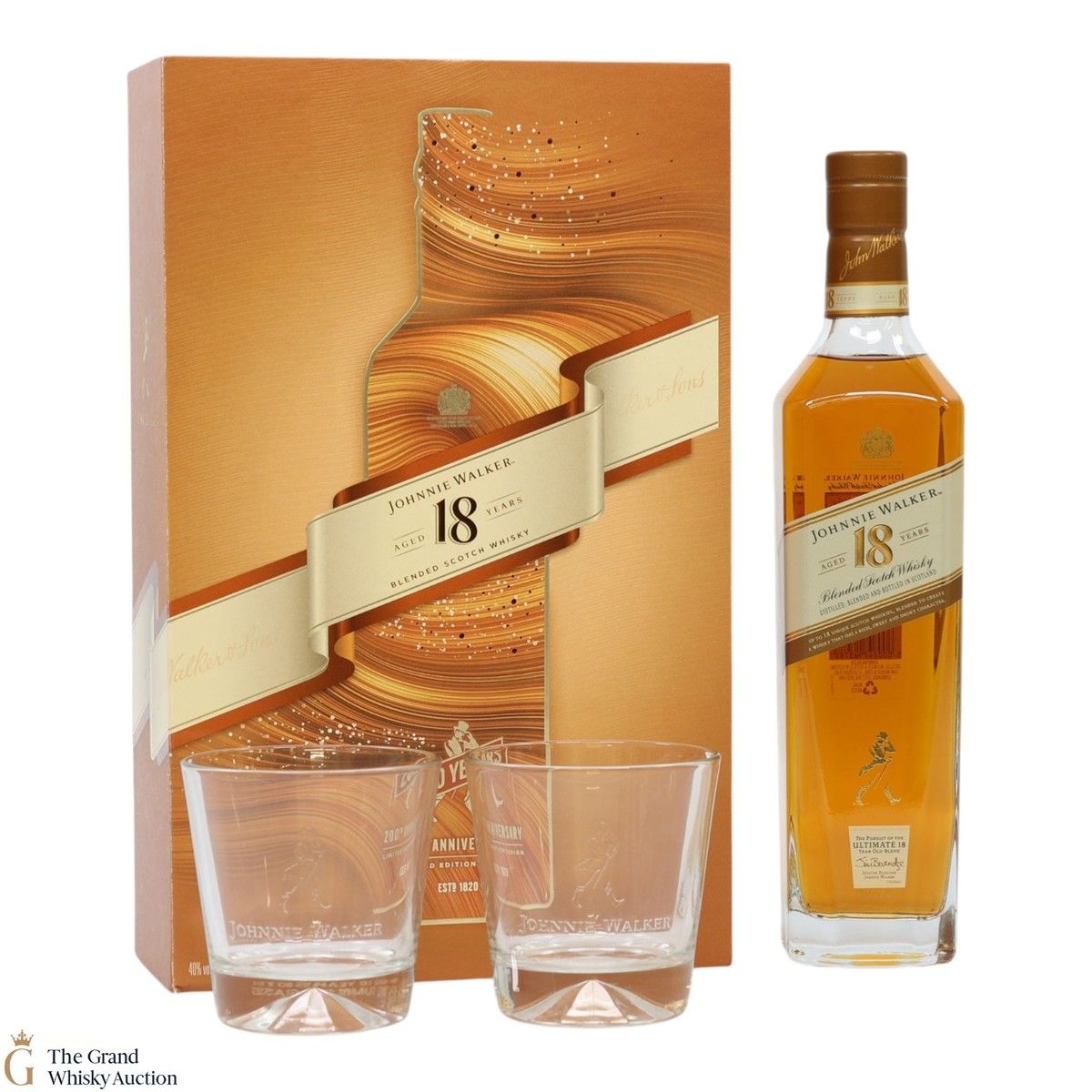 Johnnie Walker - 18 Year Old - 200th Anniversary Gift Set