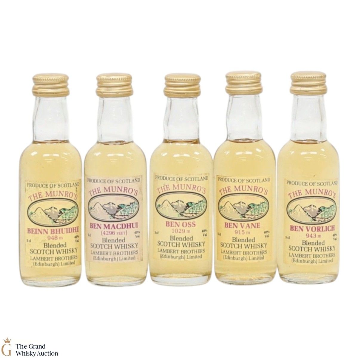 The Munro's - Assorted Minis (5x5cl)