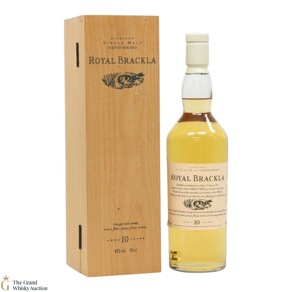 Royal Brackla - 10 Year Old - Flora and Fauna (Wooden Box & White Cap)