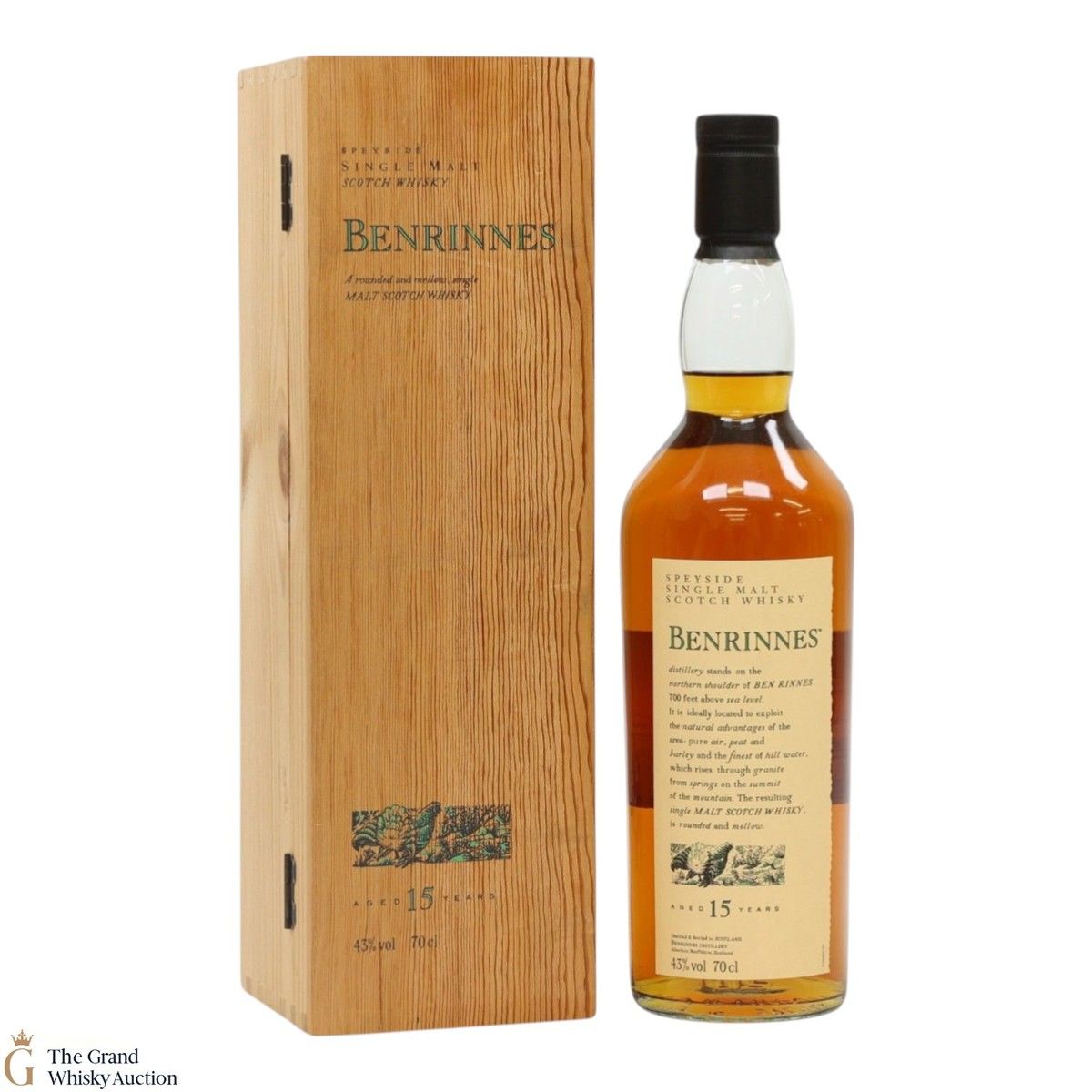 Benrinnes - 15 Year Old - Flora and Fauna (Wooden Box)