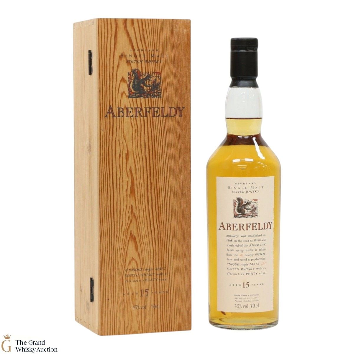 Aberfeldy - 15 Year Old - Flora and Fauna (Wooden Box)